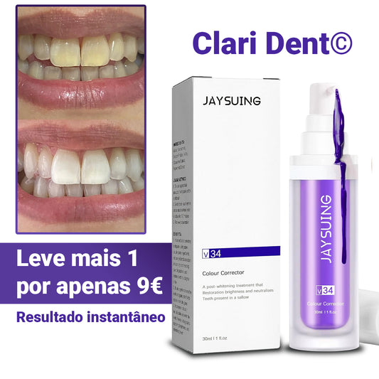 Branqueador Dental Roxo - Clari Dent [Efeito instantâneo]