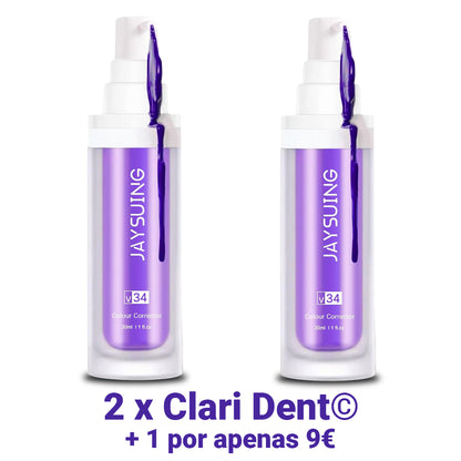 Branqueador Dental Roxo - Clari Dent [Efeito instantâneo]